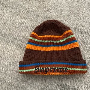 Supreme Knit Men’s Striped Hat. Perfect for the winter!